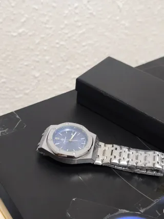 Reloj paazomu Hombre Azul/Plata