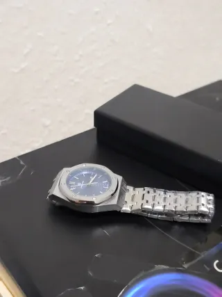 Reloj paazomu Hombre Azul/Plata