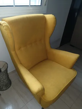 Sillón Orejero IKEA Amarillo