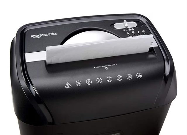 Trituradora de papel y tarjetas (PRECINTADA)