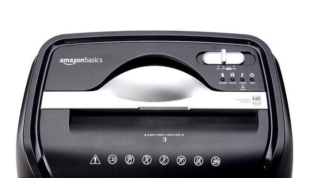 Trituradora de papel y tarjetas (PRECINTADA)