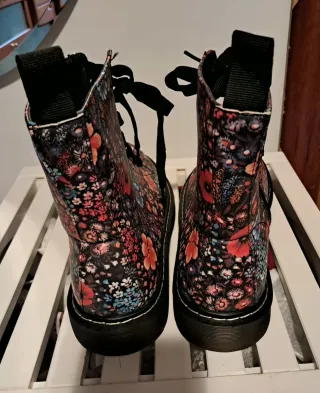 Botines mujer estampado floral