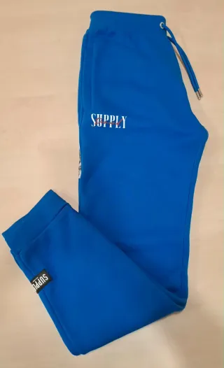 Pantalones de chándal Supply & Demand azules