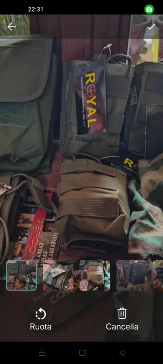 Porta caricatori softair MOLLE Royal