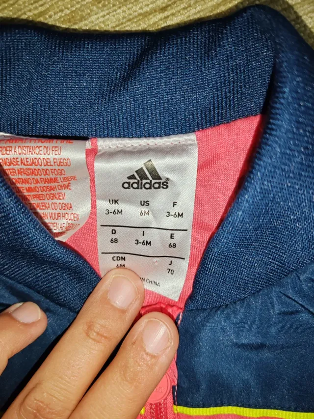 Conjunto Adidas niña 3-6 meses