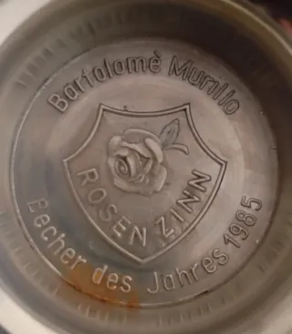 Jarras de cerveza de metal Alemanas.