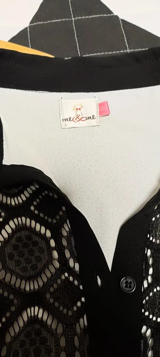 Vestido negro encaje