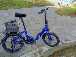 Bicicleta Eléctrica Lectra Azul