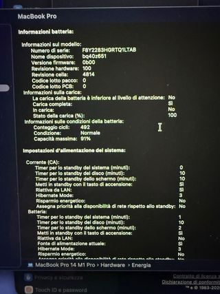 MacBook Pro 14 M1 Pro 16/512