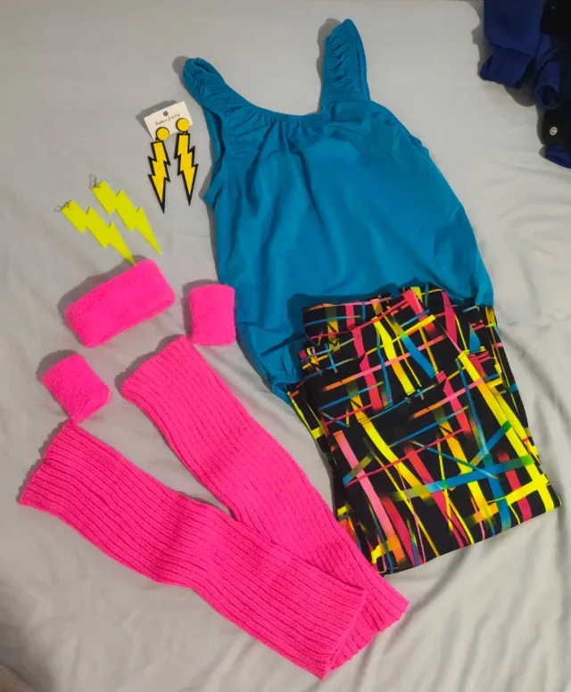 Disfraz Aerobic Años 80/90 Talla 38-40