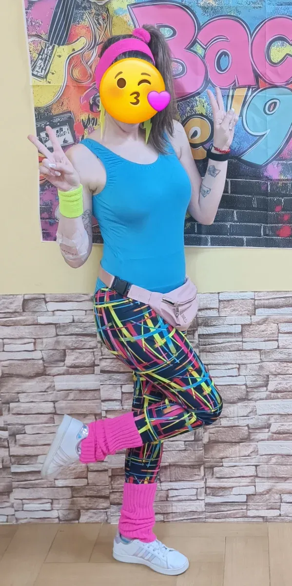 Disfraz Aerobic Años 80/90 Talla 38-40