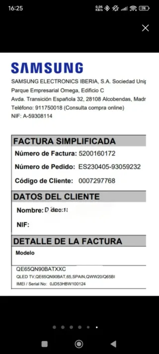 Samsung Neo QLED 65 4K