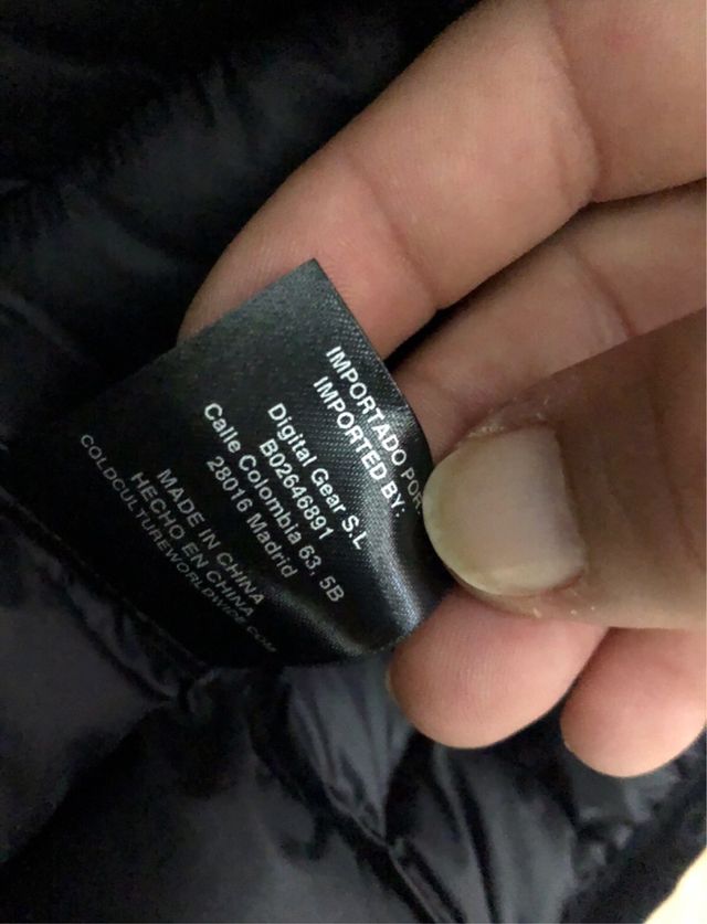 Chaqueta Puffer Cold Culture Negra