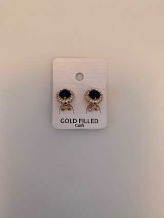 Pendientes Golfi Oro Negro