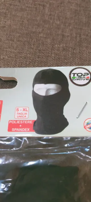 Passamontagna sottocasco TOP DRIVE nero