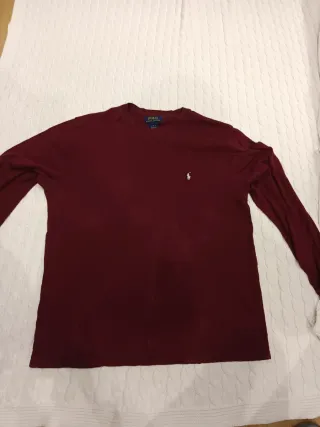 Polo Ralph Lauren Camiseta Manga Larga Roja XL