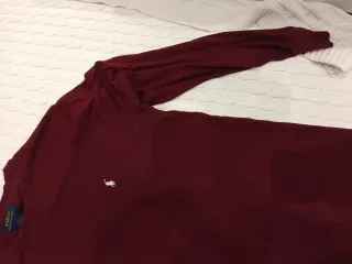 Polo Ralph Lauren Camiseta Manga Larga Roja XL