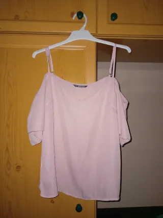 Blusa rosa de tirantes