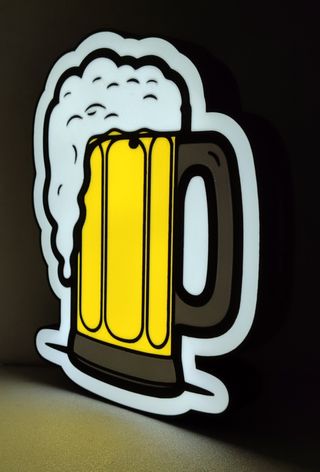 Lámpara LED Jarra Cerveza Txoko Bar 20% DESCUENTO