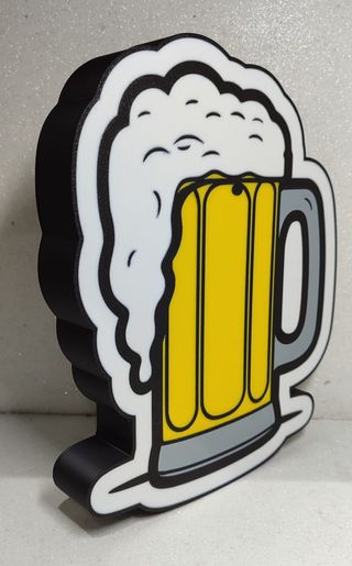 Lámpara LED Jarra Cerveza Txoko Bar 20% DESCUENTO