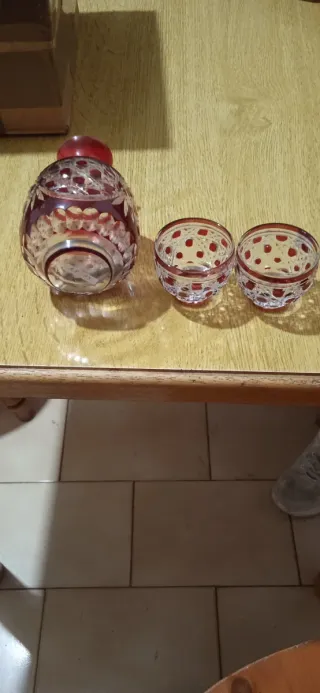 Bicchierini in vetro decorati