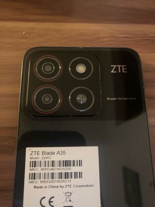 ZTE Blade A35 64GB Negro/Rojo