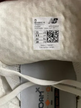 New Balance 1080 Zapatillas Blancas y Azules