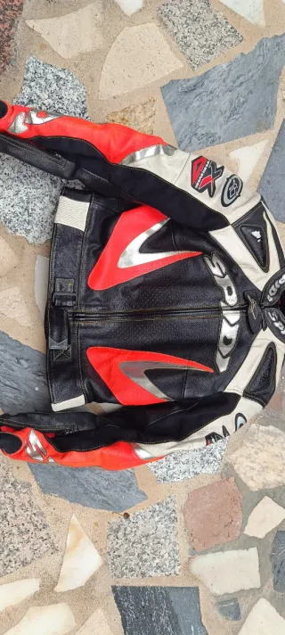 Traje moto cuero Spidi mujer