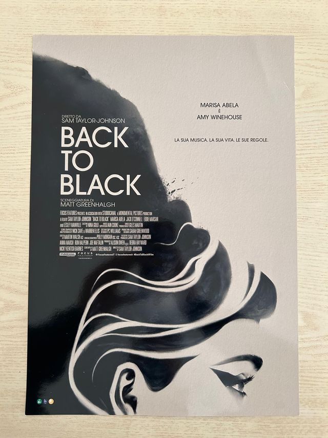Poster Back to Black - Amy Winehouse