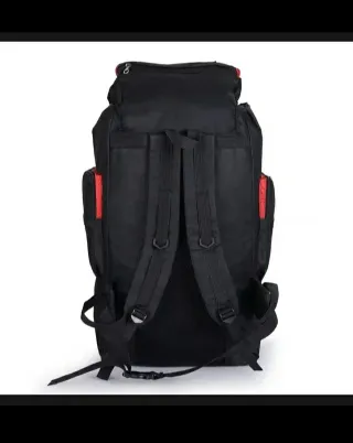 Mochila 80L Negra/Roja Camping, Senderismo. Nueva