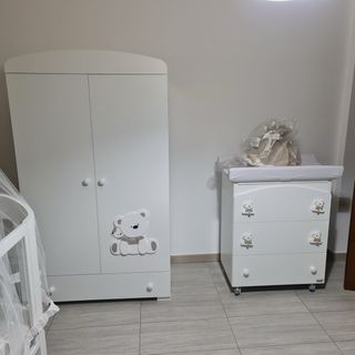 Armadio cameretta orsetti bianco