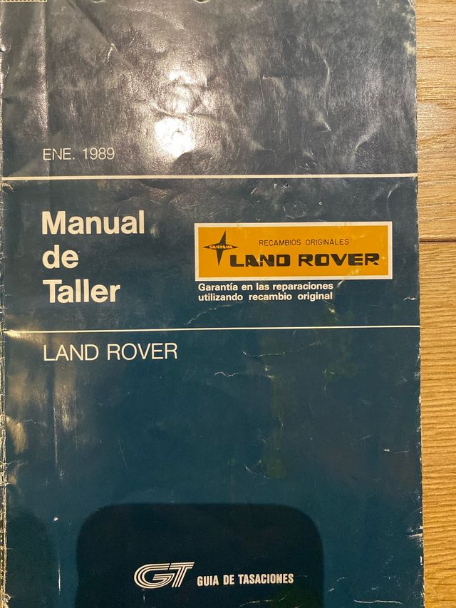 Catalogo Despiece Land Rover 88-109 y 2000 de 1989