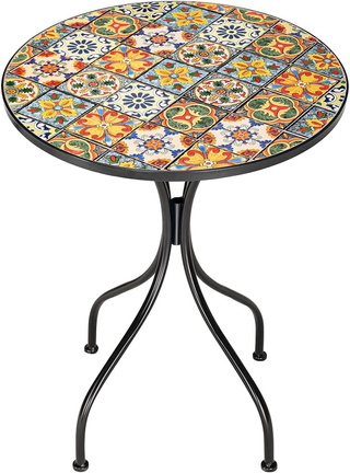 Set Tavolo 60 x 70 cm + 2 Sedie Pieghevoli con Dec