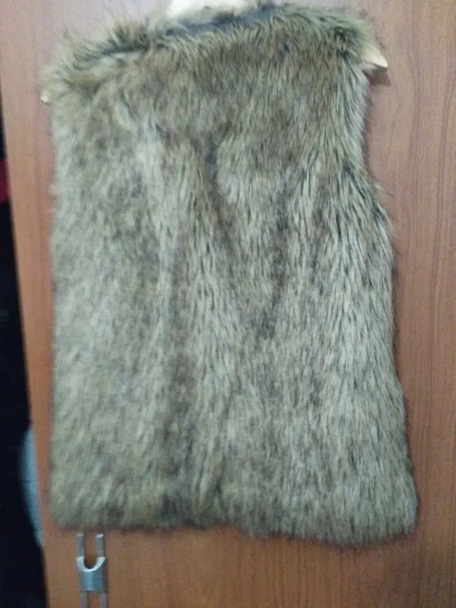 Chaleco de pelo sintético