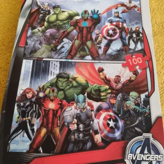 2 Puzzles de Los Vengadores de 100 piezas