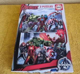 2 Puzzles de Los Vengadores de 100 piezas