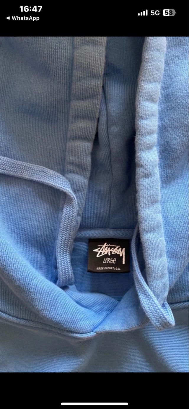 Sudadera Stussy Azul Talla L