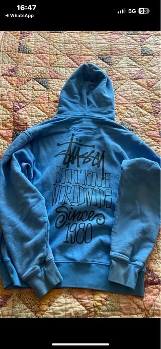 Sudadera Stussy Azul Talla L