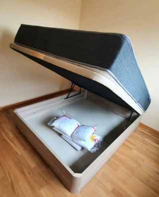 Canapé abatible con colchónes Viscoelastica