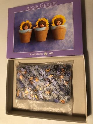 Puzzle 1000 piezas Girasoles - Anna Geddes