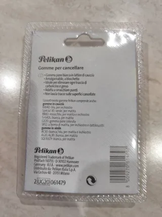 Pelikan Gomma Pane - 2 Gomme da cancellare