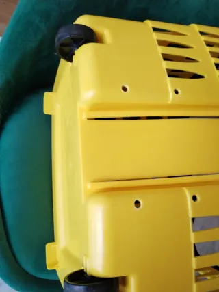 Cestino Esselunga giallo trolley