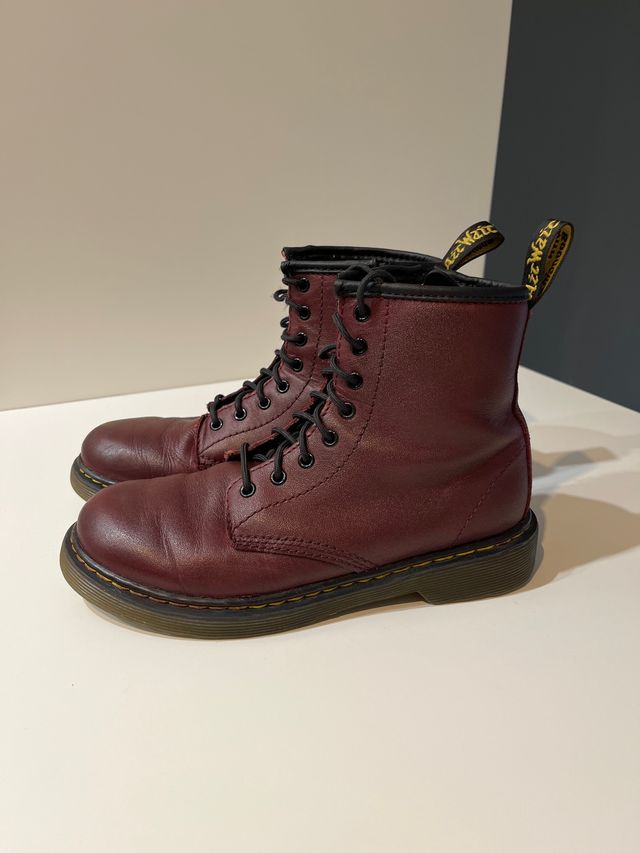 Botas Dr. Martens Rojo Cereza