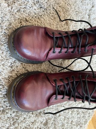 Botas Dr. Martens Rojo Cereza