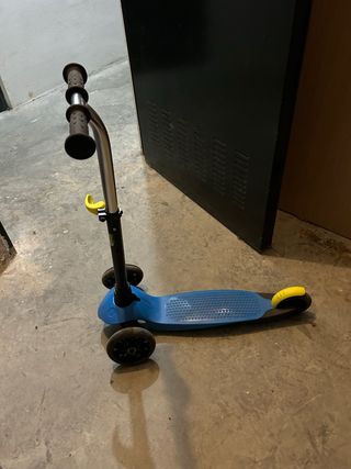 Patinete infantil 3 ruedas azul decathlon