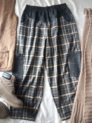 Pantaloni donna a quadri