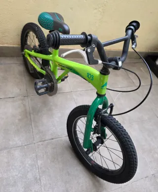 Bicicleta Monty 16 Infantil Verde.