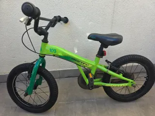 Bicicleta Monty 16 Infantil Verde.