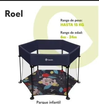 Parque infantil LIONELO Roel 6m-15kg