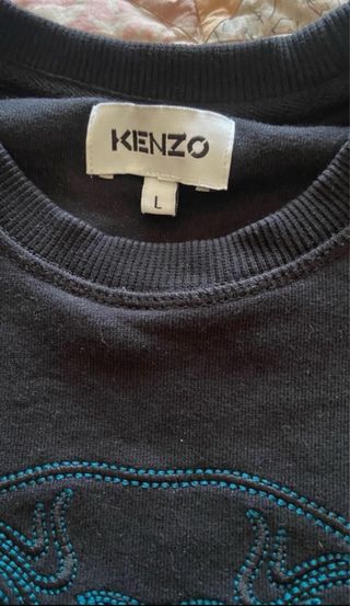 Jersey Kenzo Paris Talla L Negro